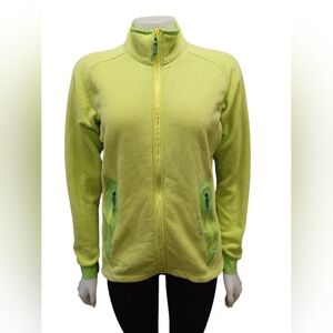 Arc'Teryx EUC Lime Green L/S Fleece Jacket Size Medium